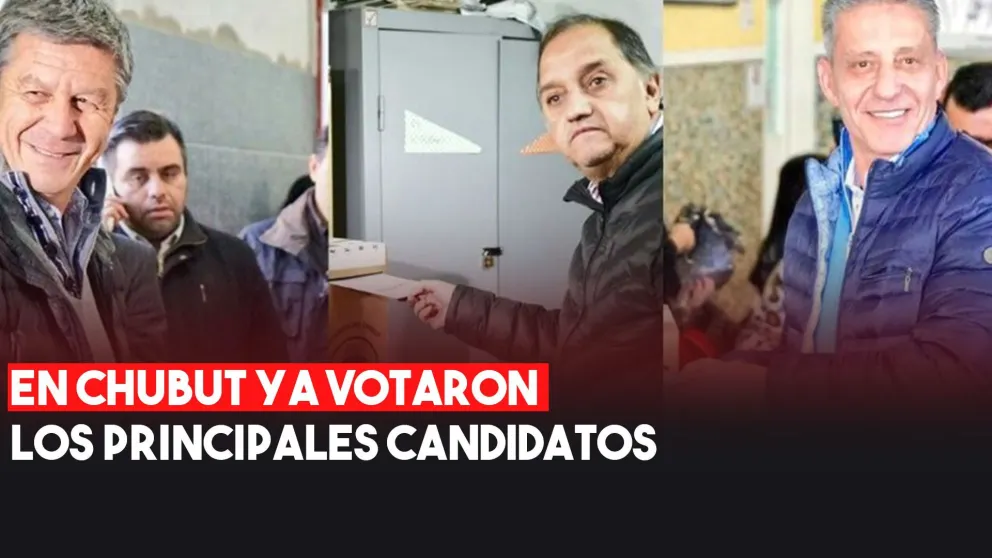 Elecciones en Chubut: Menna, Linares y Arcioni van por la gobernación