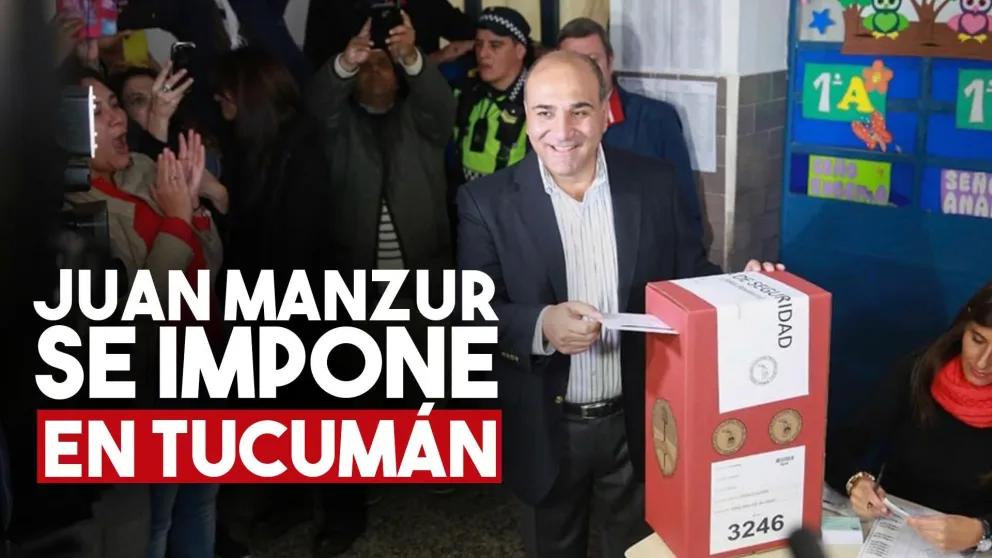 Los primeros resultados le dan amplia ventaja a Juan Manzur