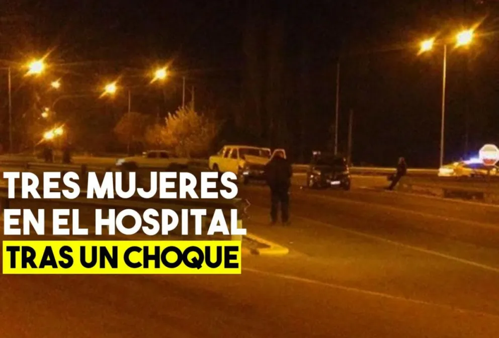 Chocaron y tres mujeres terminaron en el hospital