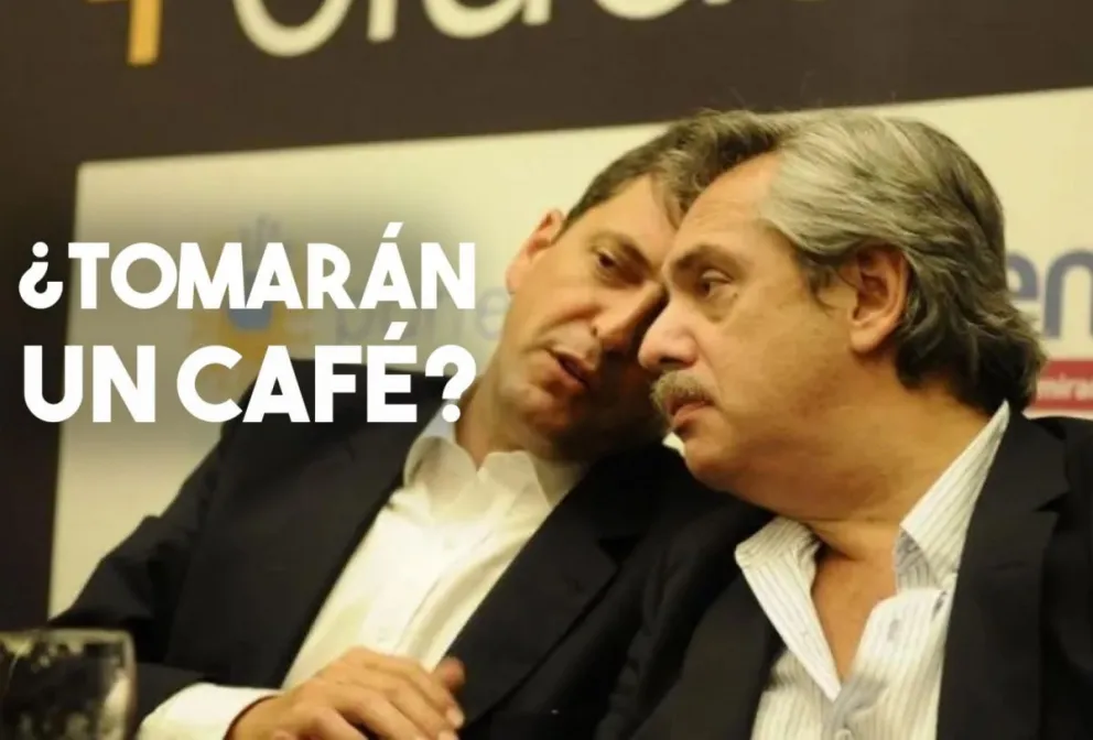 Alberto Fernández a Sergio Massa: "Tomemos un café y terminemos con esto"