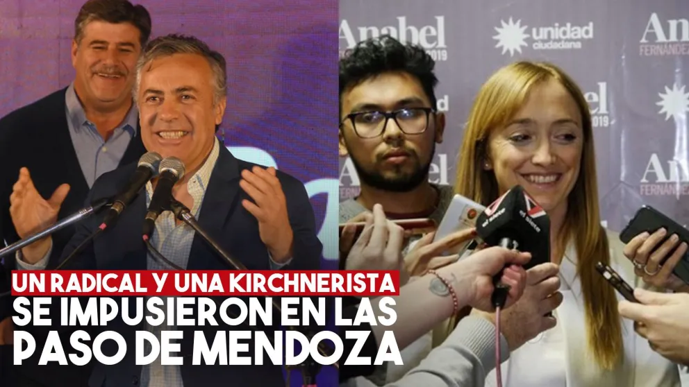 Un radical y una ultra k, los vencedores en las PASO de Mendoza