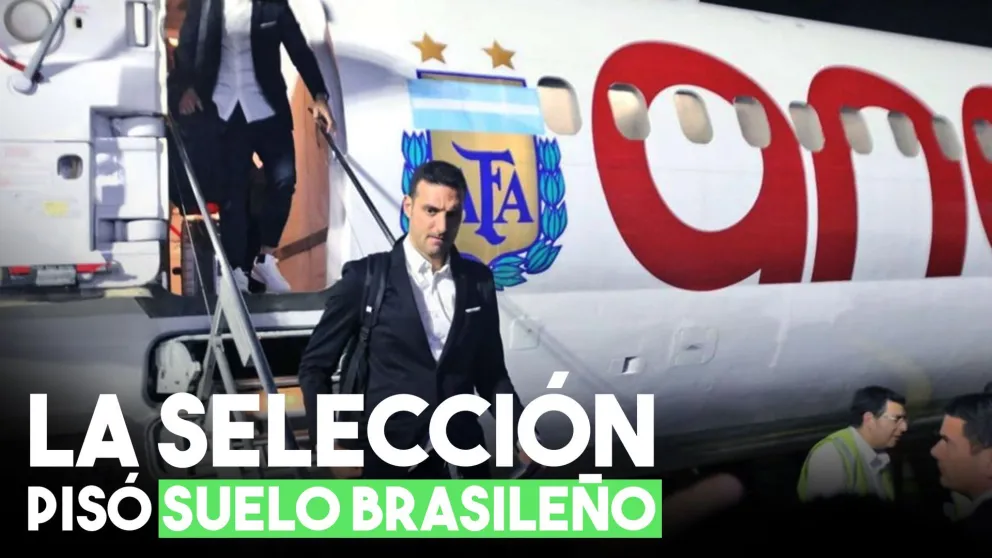 Argentina llegó a Brasil y se instaló en el hotel