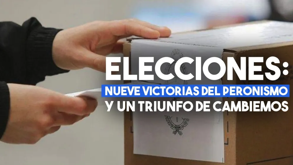 Elecciones: nueve victorias del peronismo y un triunfo de Cambiemos