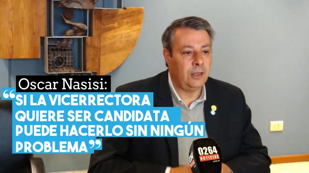 "Oscar Nasisi: "Si la vicerrectora quiere ser candidata puede hacerlo sin ningún problema"
