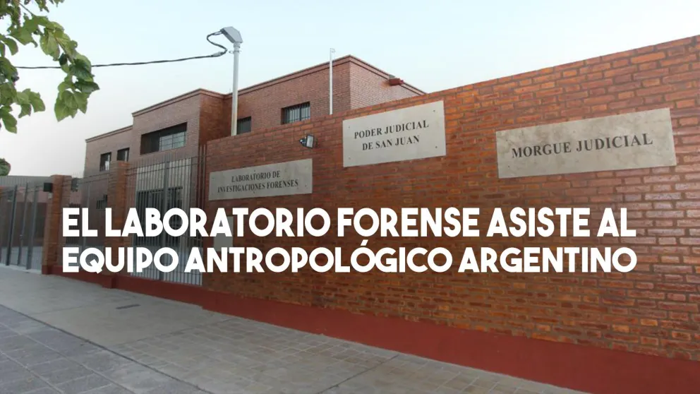 El laboratorio forense asiste al Equipo Antropológico Argentino