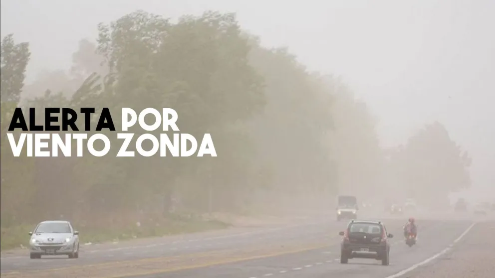 Alerta meteorológica de Viento Zonda