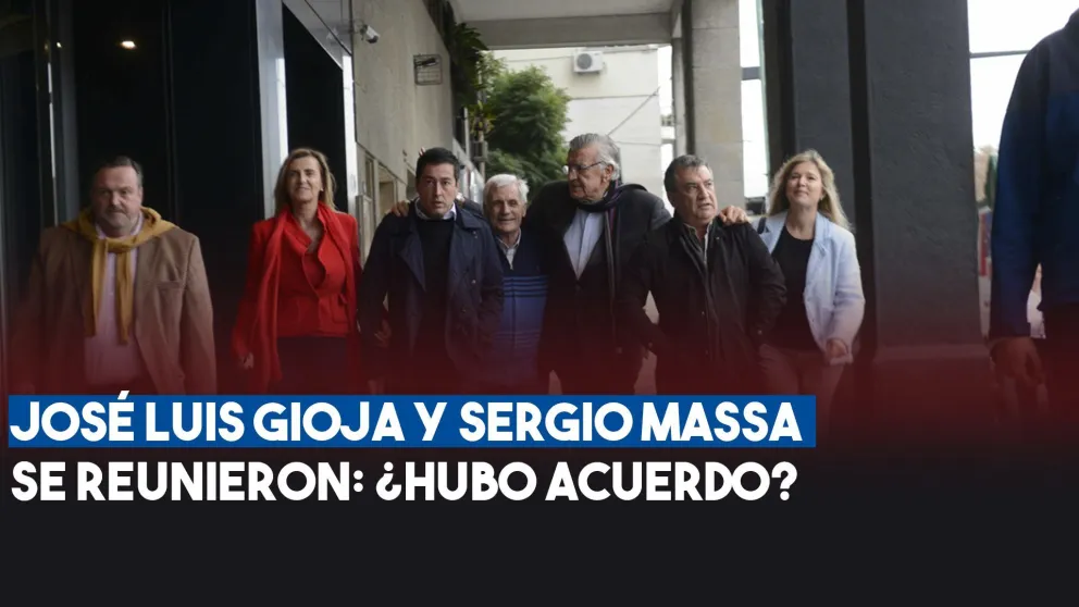 Sergio Massa y José Luis Gioja juntos: ¿hay acuerdo?