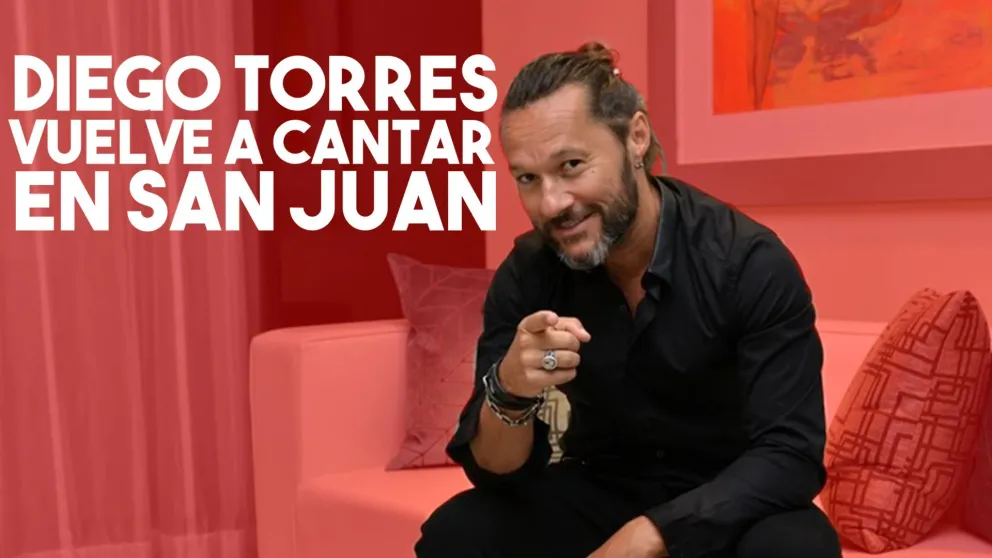 Diego Torres se presentará en el Teatro del Bicentenario