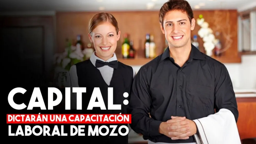 Dictarán una capacitación laboral gratuita de mozo