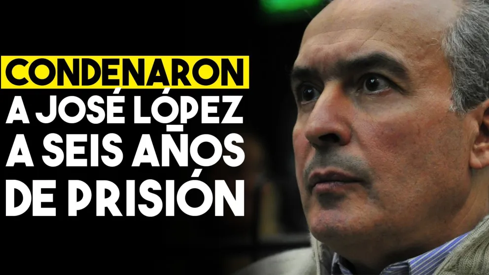 Finalmente, José López fue condenado a seis años de prisión