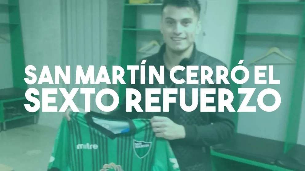San Martín tiene a su sexto refuerzo