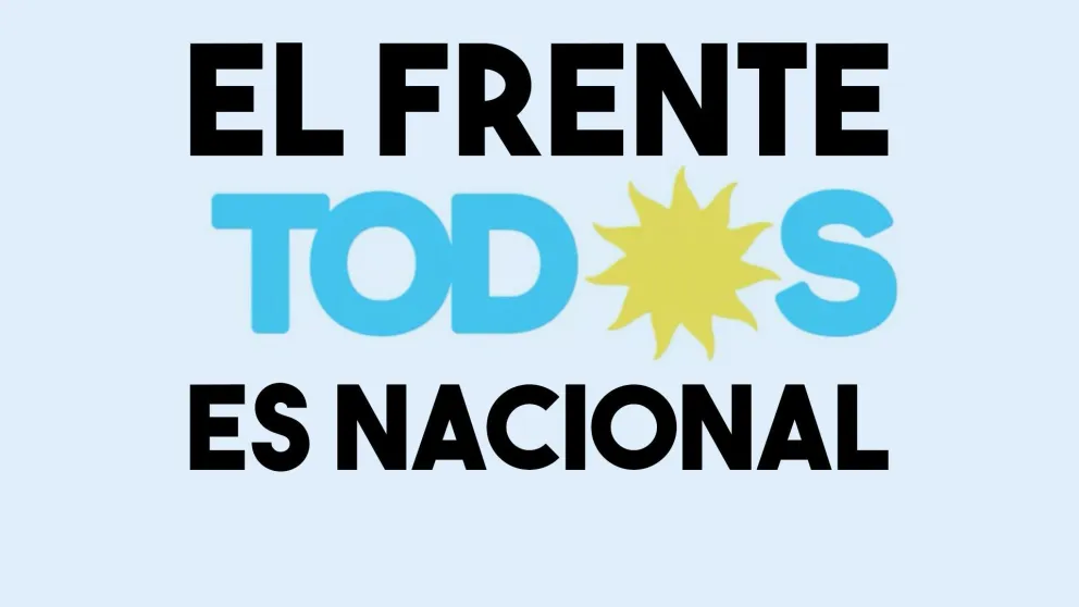 Todos, el nombre del frente con el que competirá la fórmula de los Fernández