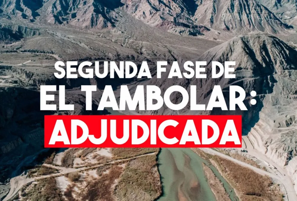 Adjudicaron la segunda etapa de El Tambolar