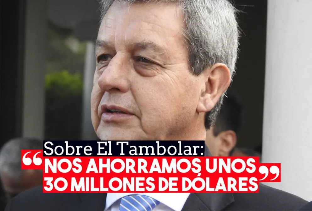 Gattoni sobre El Tambolar: “Nos ahorramos unos 30 millones de dólares”