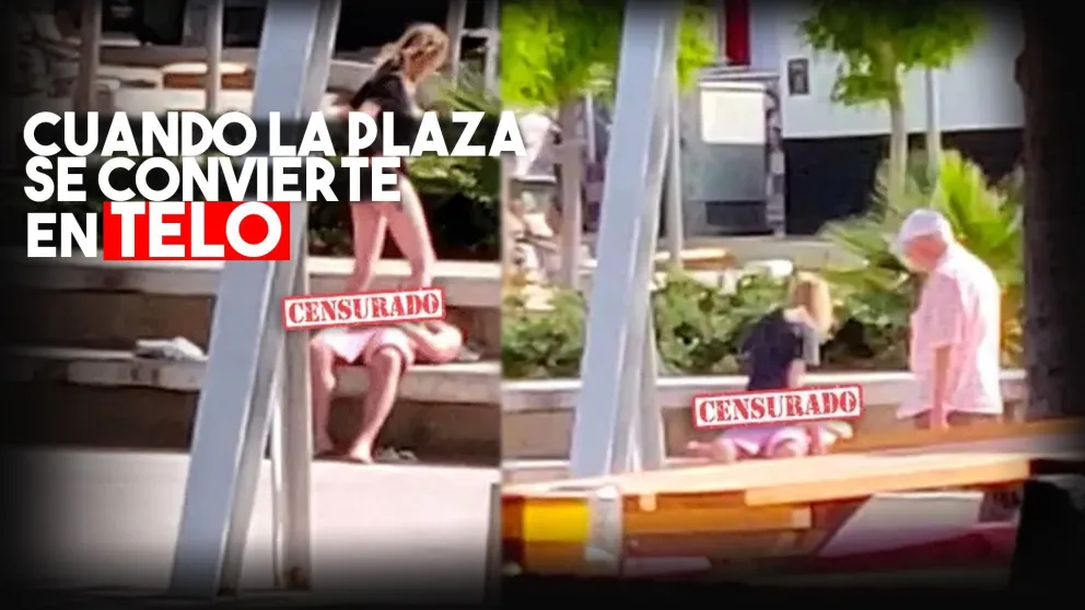 Demasiado apasionados: tuvieron sexo a la luz del día y en una plaza