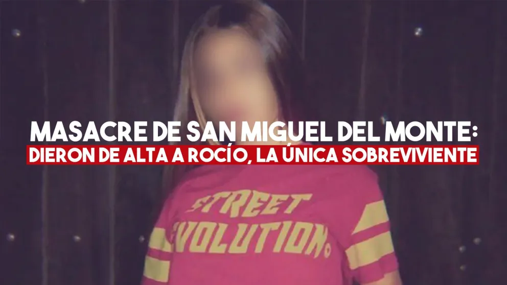 Rocío, la única sobreviviente de la persecución de San Miguel del Monte está de alta