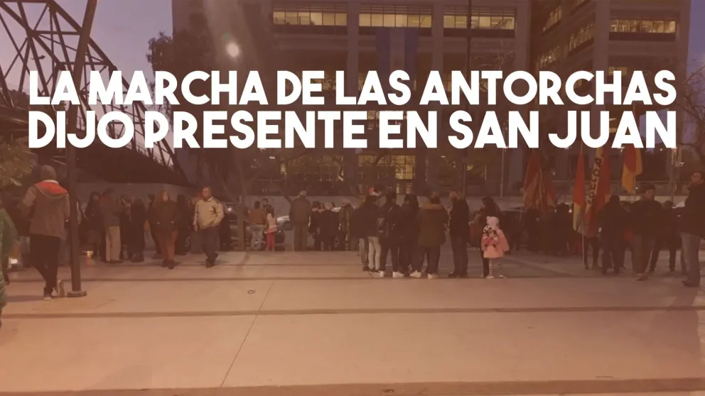 Cientos de sanjuaninos participaron de la Marcha de las Antorchas