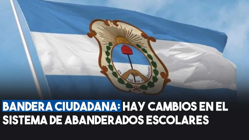 La Bandera Ciudadana es la nueva insignia provincial y hay cambios en el sistema de abanderados escolares