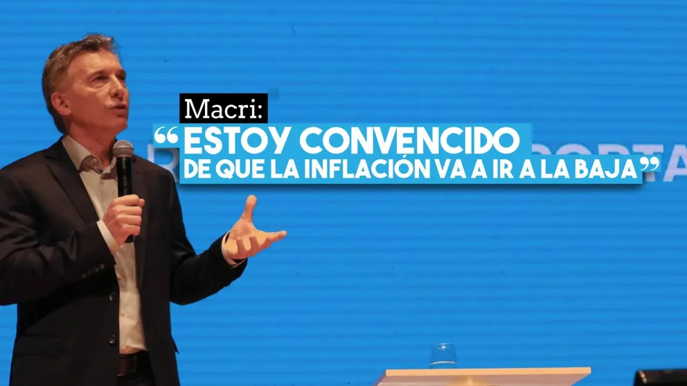 Macri: "Estoy convencido de que la inflación va a ir a la baja"