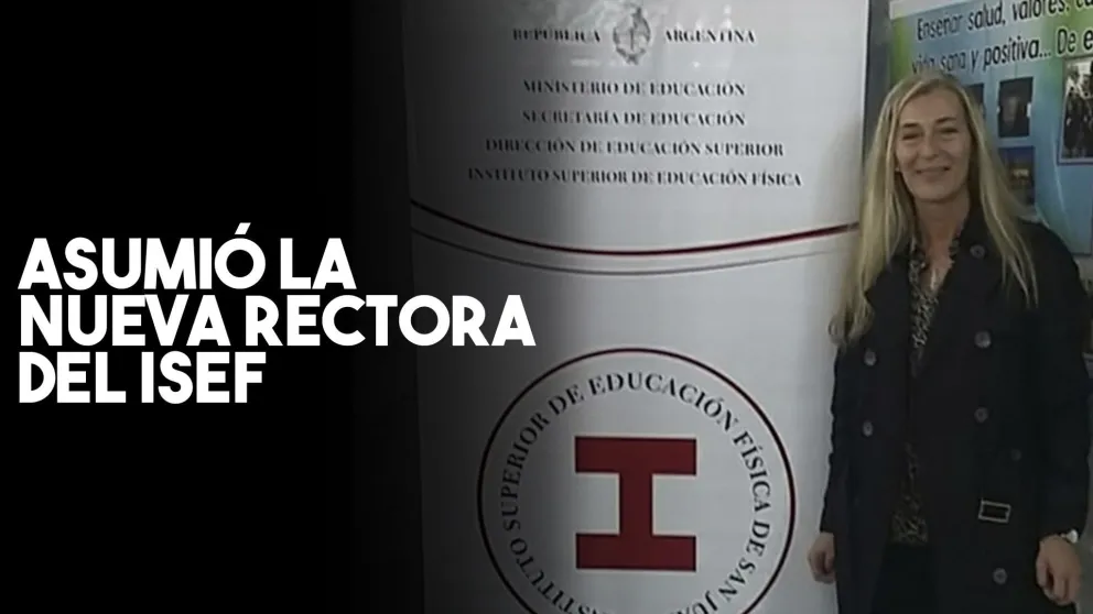 Bettina Rodríguez. es la nueva rectora del Instituto Superior de Educación Física