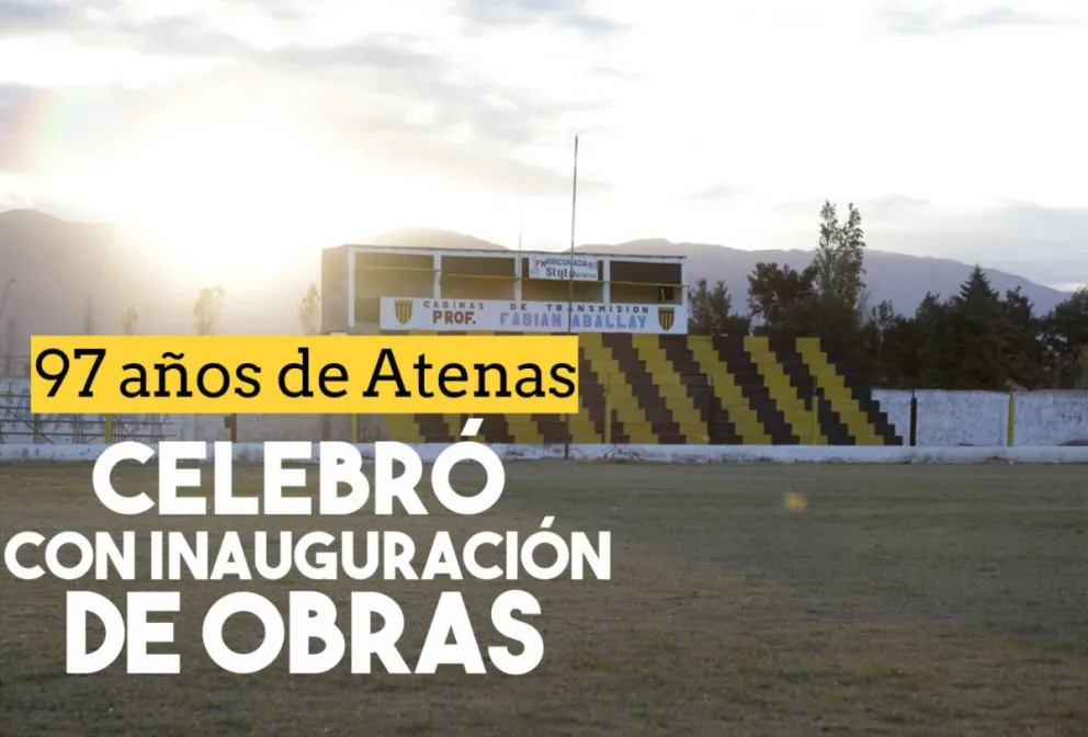 Con inauguración de obras, Atenas de Pocito celebró su aniversario 97°