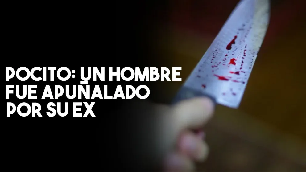 Un hombre fue apuñalado por su expareja: está internado