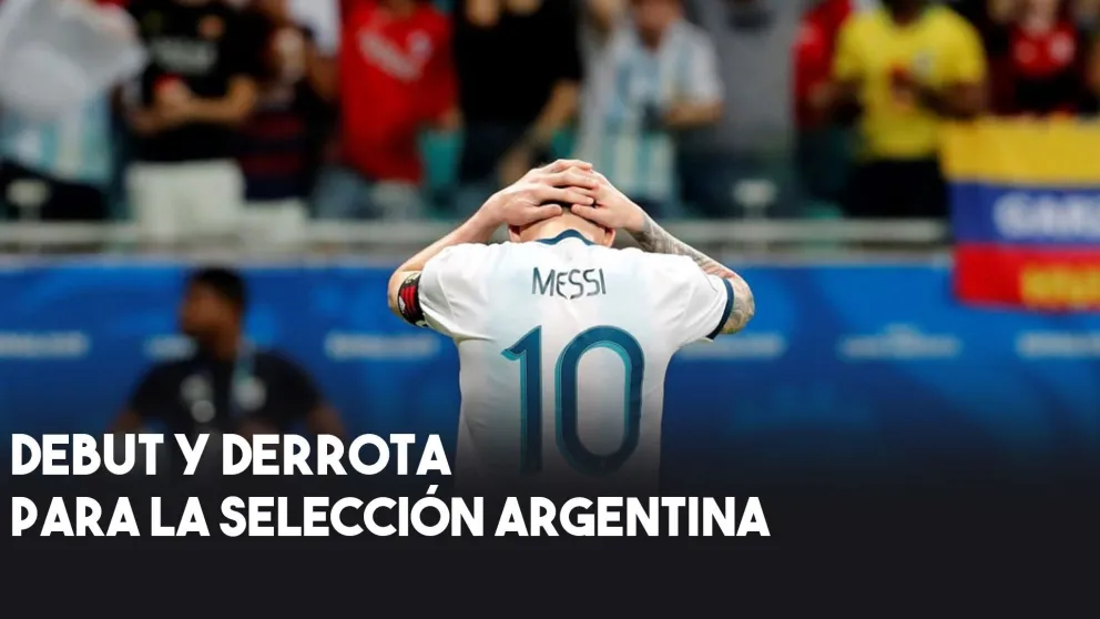 Copa América: Dura derrota de Argentina ante Colombia en el debut