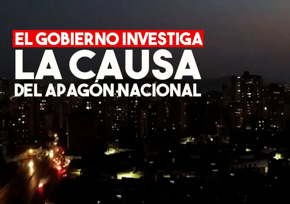 El gobierno investiga las causas del apagón masivo