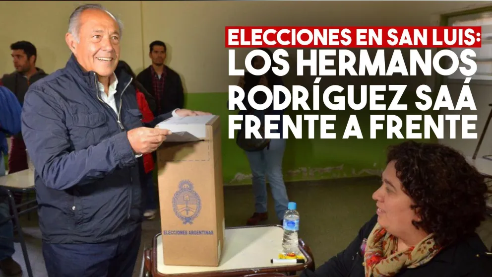 Elecciones en San Luis: Alberto y Adolfo Rodríguez Saá frente a frente por la gobernación