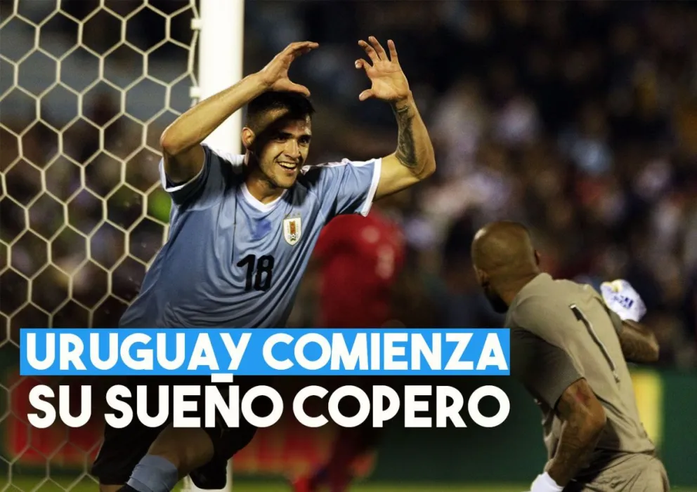 Uruguay comienza su sueño de la Copa América