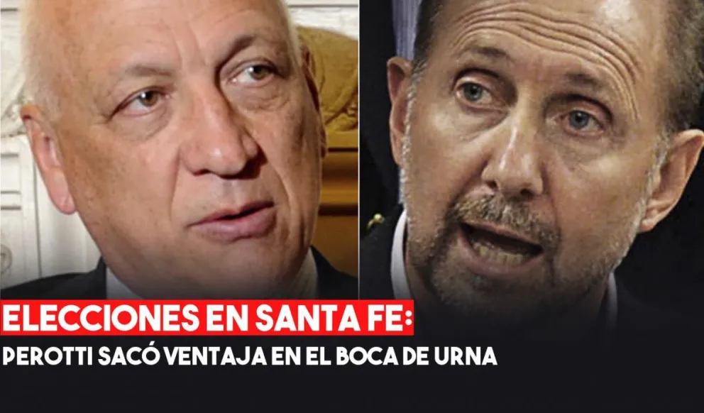 Elecciones en Santa Fe: el justicalista Perotti primereó en los boca de urna