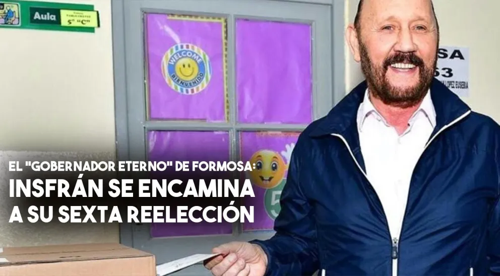 Elecciones en Formosa: Insfran se encamina a su sexta reelección