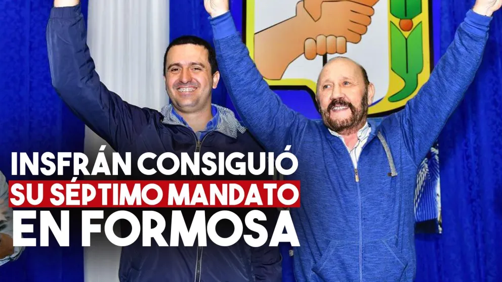 Insfrán consiguó su séptimo mandato en Formosa