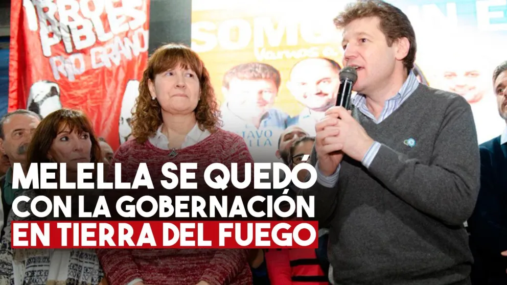Melella se quedó con el gobierno en Tierra del Fuego