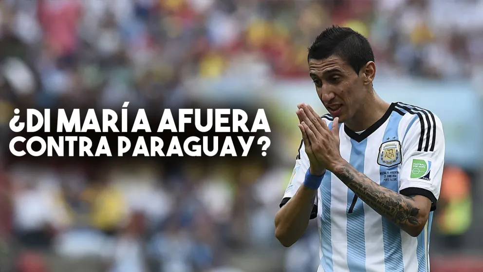 Di María estaría entre los suplentes contra Paraguay