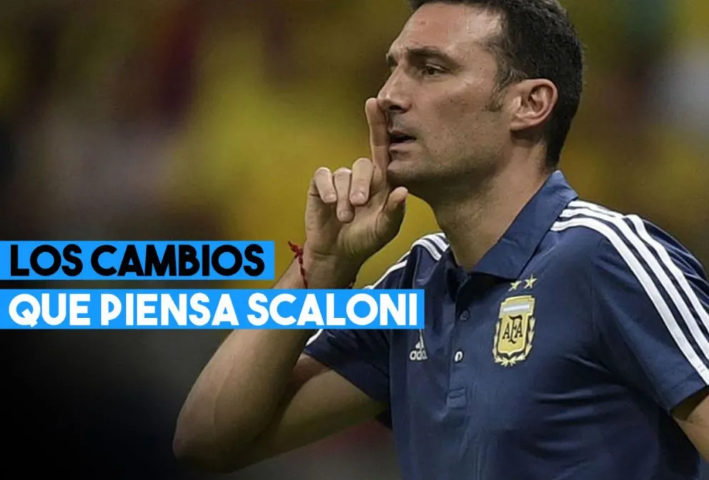 Los cinco cambios que piensa Scaloni para enfrentar a Paraguay