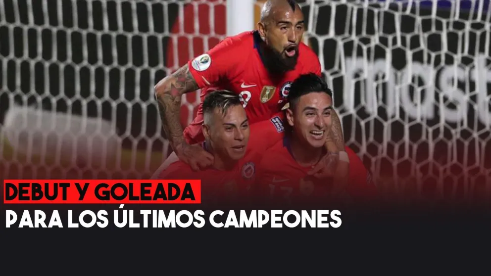 Chile goleó en su debut