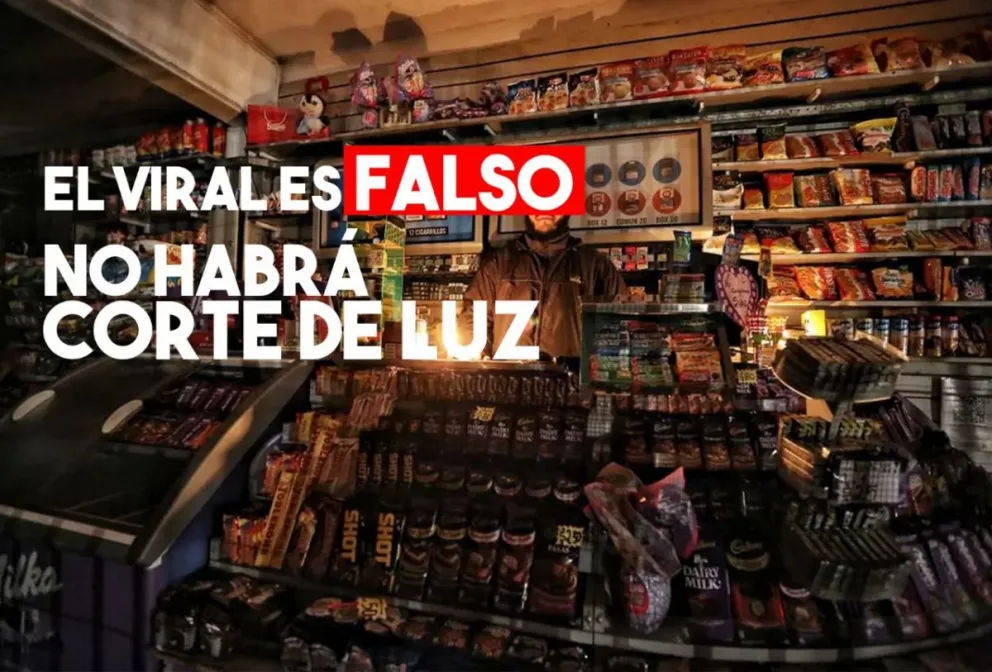 Viral falso: no habrá corte de luz