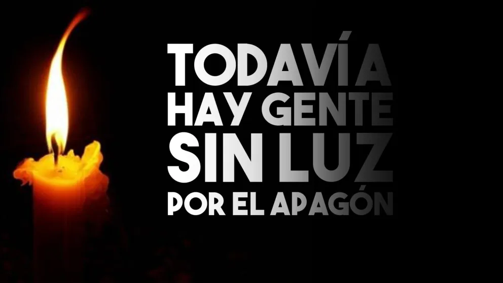 Todavía hay gente sin luz por el apagón