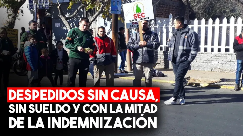 Trabajadores de limpieza del Rawson reclamaron por despidos