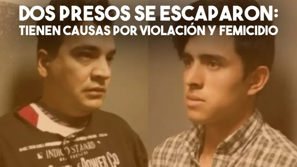 Dos presos se fugaron de una comisaría: tienen causas por violación y femicidio