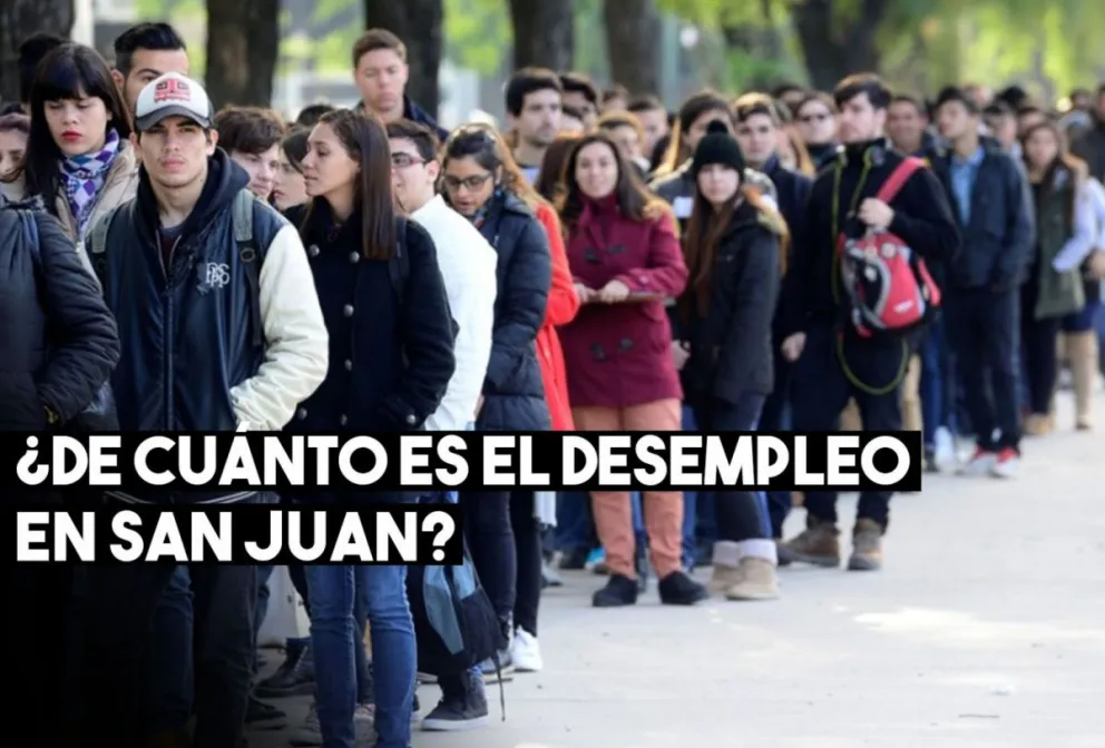 La desocupación en San Juan fue de 3,2%