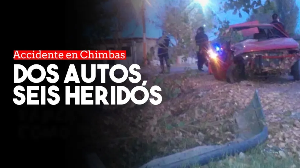 Seis heridos por un accidente en Chimbas