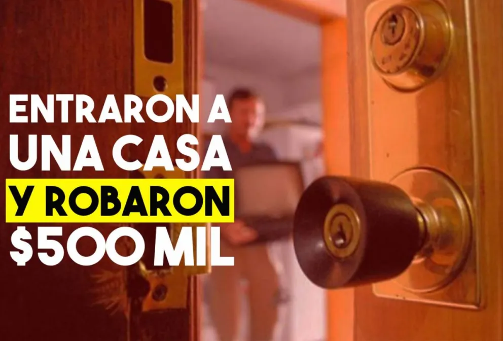 Salieron de su casa y les robaron $500 mil