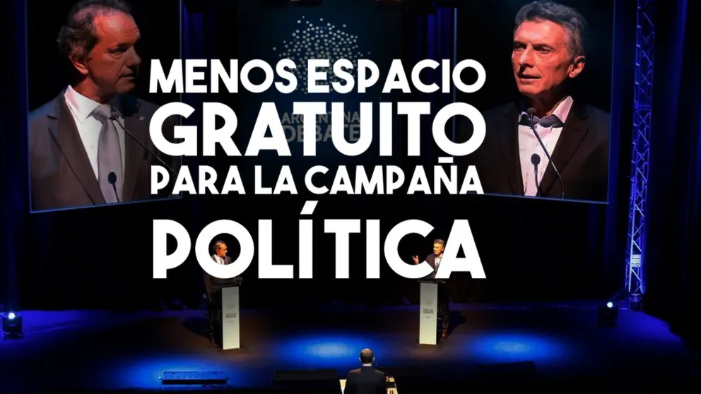 Menos espacio gratuito en los medios para la campaña electoral