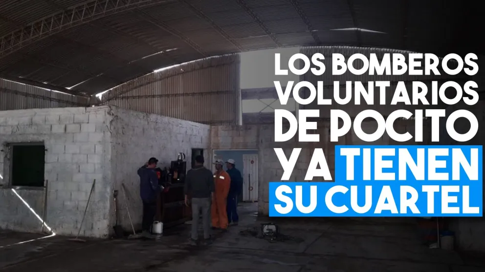 Los Bomberos Voluntarios de Pocito ya tienen cuartel