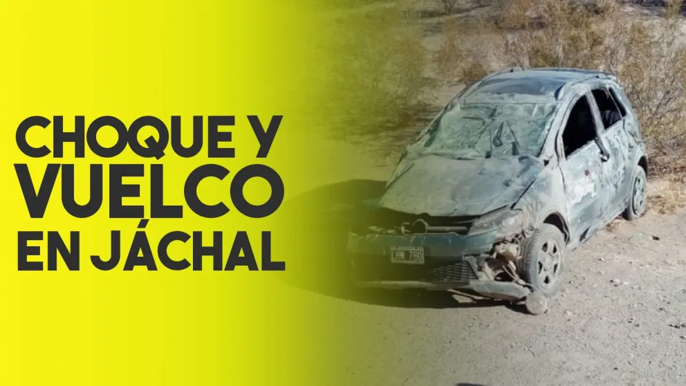 Quiso pasarlo en la Ruta, chocó y volcó