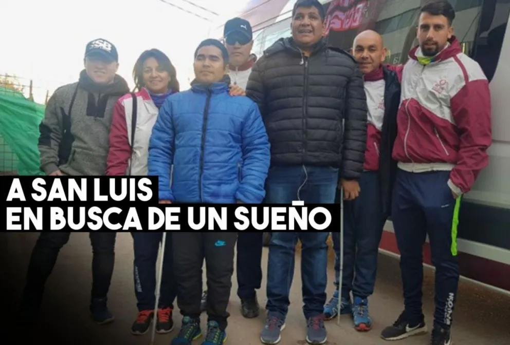 La delegación sanjuanina de Goalball partió rumbo a la provincia de San Luis