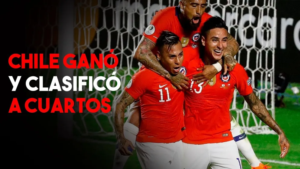 Chile con oficio y eficacia se aseguró un lugar en los cuartos de final de la Copa América