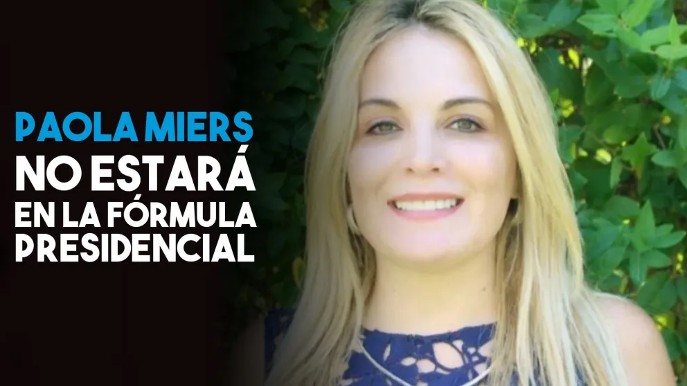Finalmente, la sanjuanina Paola Miers no irá con Gómez Centurión